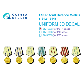 USSR WWII Defense Medals (1942-1944) 