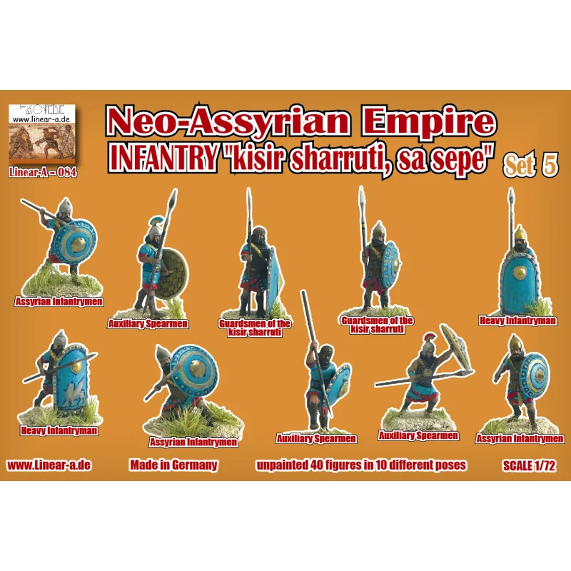 Neo-Assyrian Empire 911-605 BC Set 4 INFANTRY Historical figures