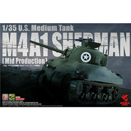 US Sherman M4A1 Medium tank Model kit 