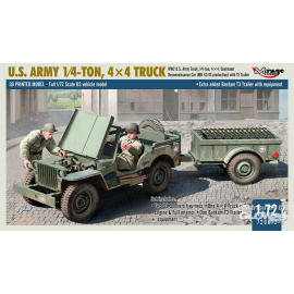 US ARMY 1?4?TON, 4×4 TRUCK Figures 