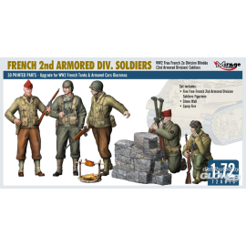 FRENCH 2nd ARMORED DIV. SOLDIERS Figures 