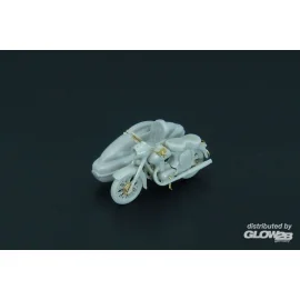 JW 250 ,,Kýva?ka'' r 1956 w sidecar Velorex 560 Model kit 