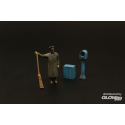 Street sweeper and parking meter Model car kit