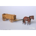 Horse drawn wagon Military model kit