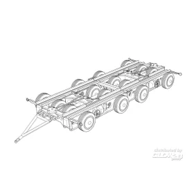 Culemeyer four axles Model kit 