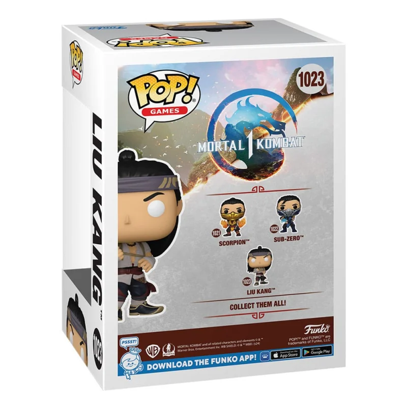 Mortal Kombat POP! Games Vinyl figure Liu Kang (God of Fire) 9 cm Funko