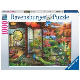 1000 p puzzle - Tea time in the Japanese garden 