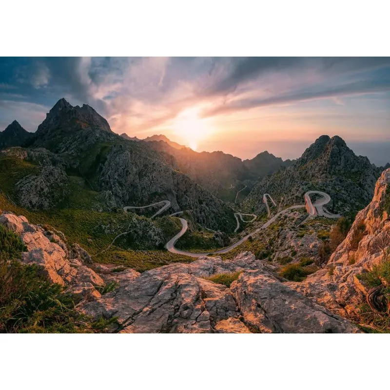 Puzzle 1000 p - La Serra de Tramuntana, Majorca (Puzzle Highlights) Jigsaw puzzle