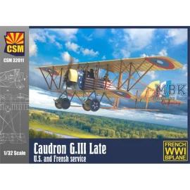 Caudron G.III Late, U.S. and French service Model kit 