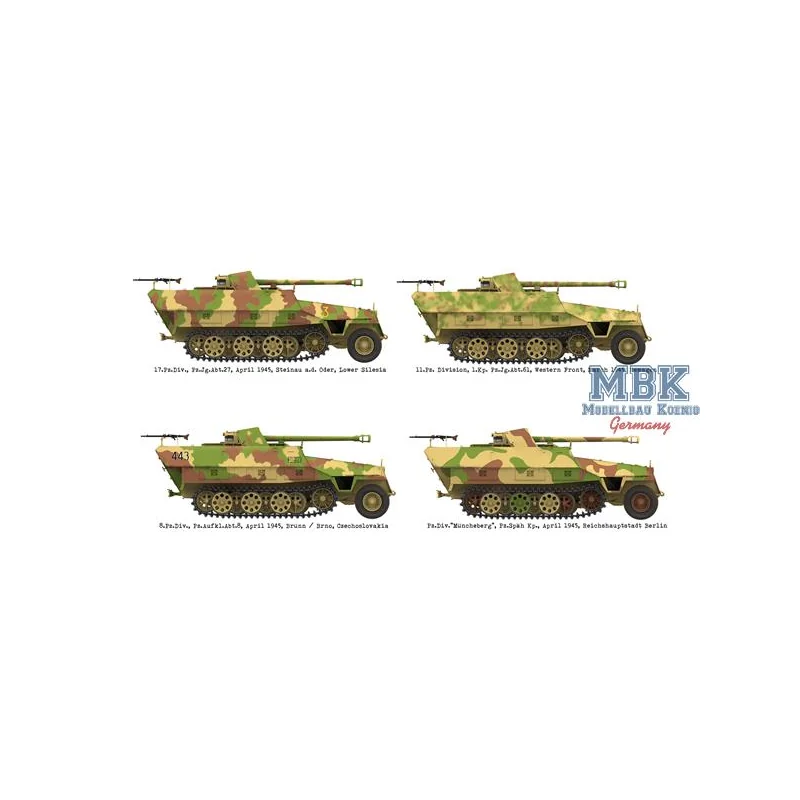 Sd.Kfz.251/22 Ausf.D "Pakwagen" (1:16) Military model kit