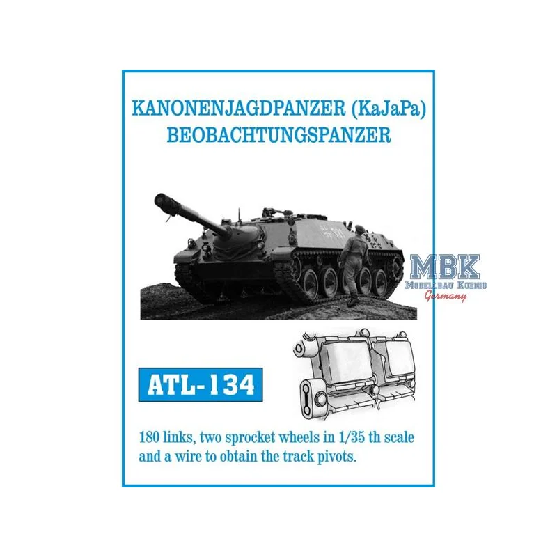 Kanonenjagdpanzer, Jaguar 1 & 2 tracks 