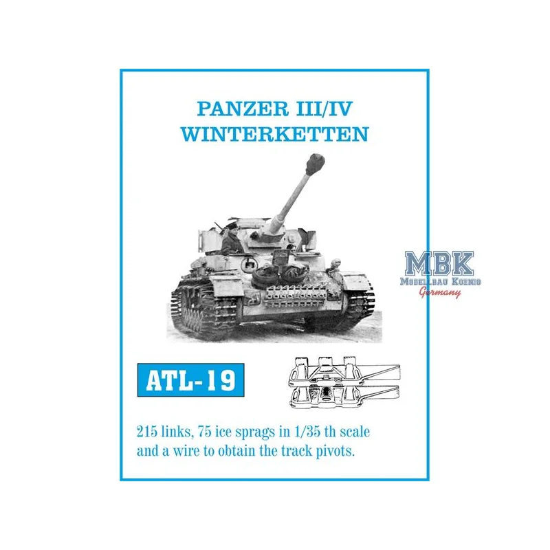 Panzer III / IV Winterkette Tracks 