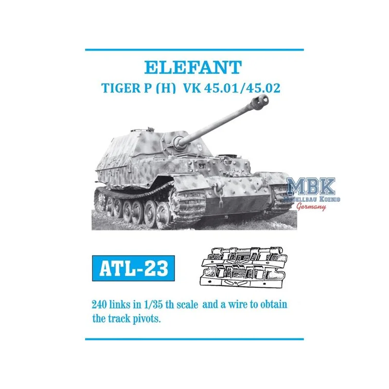 Elefant / Tiger P (H) VK 45.01 / 45.02 tracks 