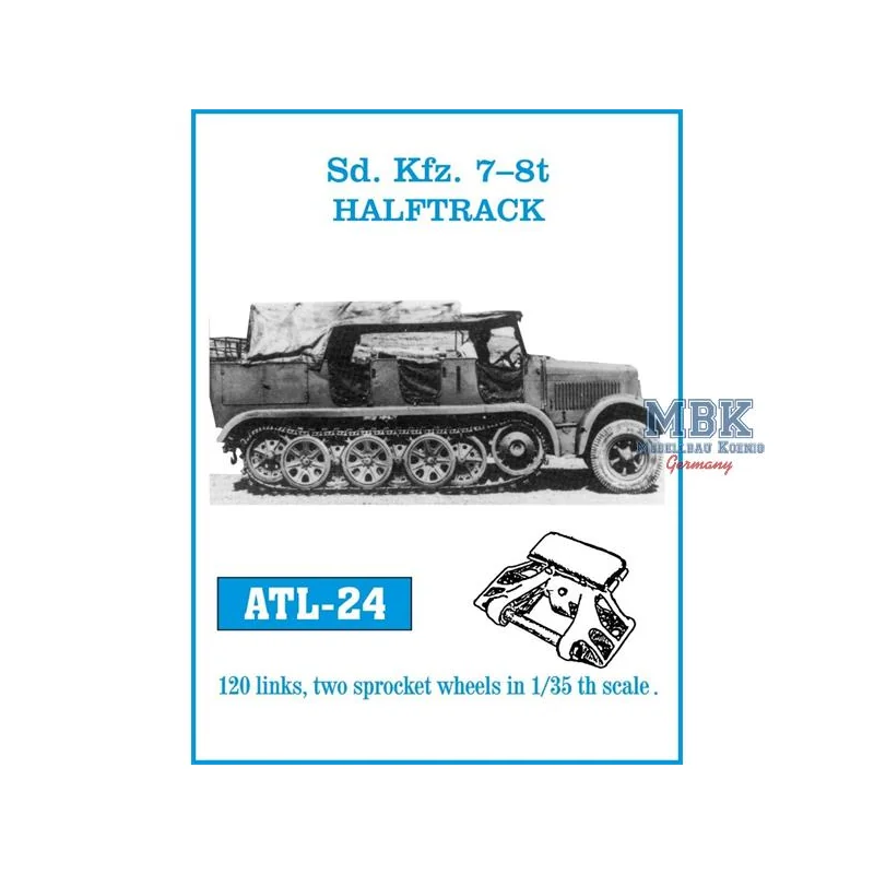 Sd.Kfz 7 8t Halftrack tracks 