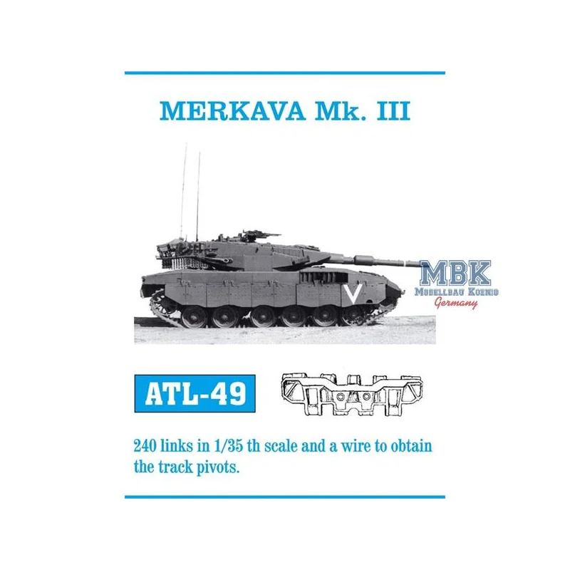 Merkava Mk. III tracks 