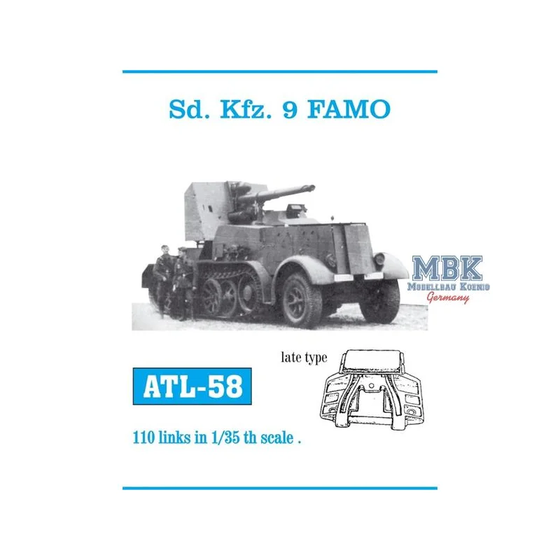 Sd.Kfz. 9 FAMO late tracks 