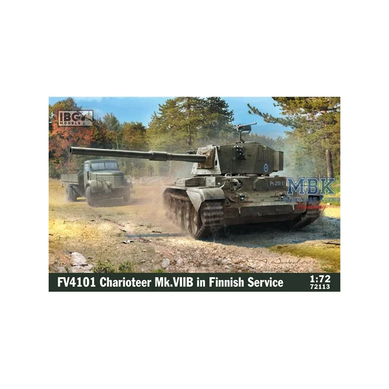 FV4101 Charioteer British Tank in Finnish Service Model kit 