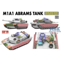 M1A1 Abrams UKRAINE (updated version w/work.track) Military model kit