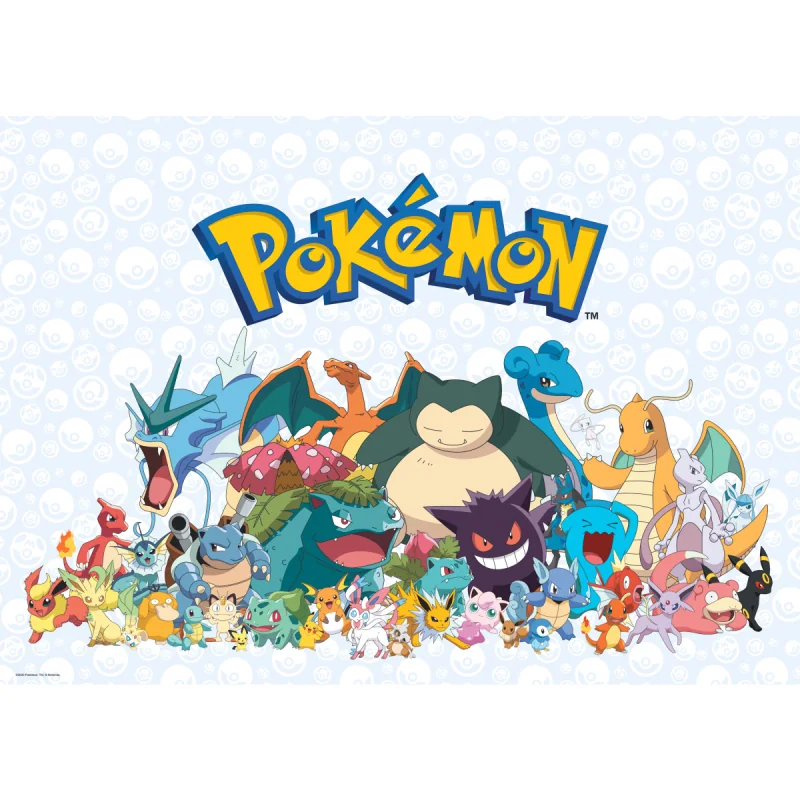 Pokemon Wall Sticker Giant Catch them all 91X63cm 