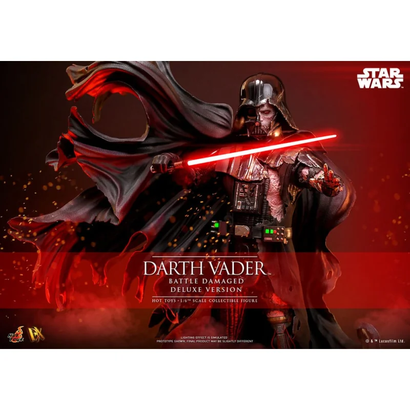 Star Wars - Figure 1/6 Darth Vader (Battle Damaged) Deluxe Version 35 cm Figurines