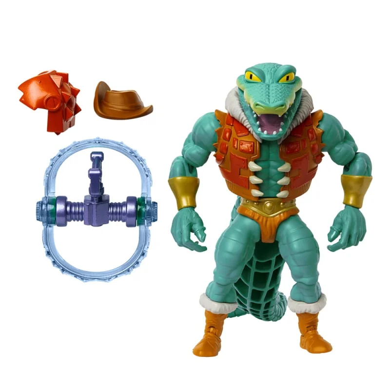 MOTU x TMNT: Turtles of Grayskull Deluxe Leatherhead figure 14 cm Figurines