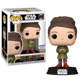 STAR WARS OBI WAN - POP N° 659 - Young Leia with Lola Pop figures 