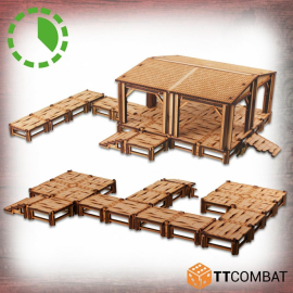 TT Combat - Wooden Fishmarket Model kit 