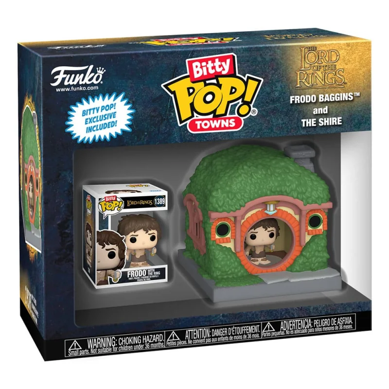 Lord of the Rings Bitty POP! Town Vinyl figure Frodo at Shire Funko