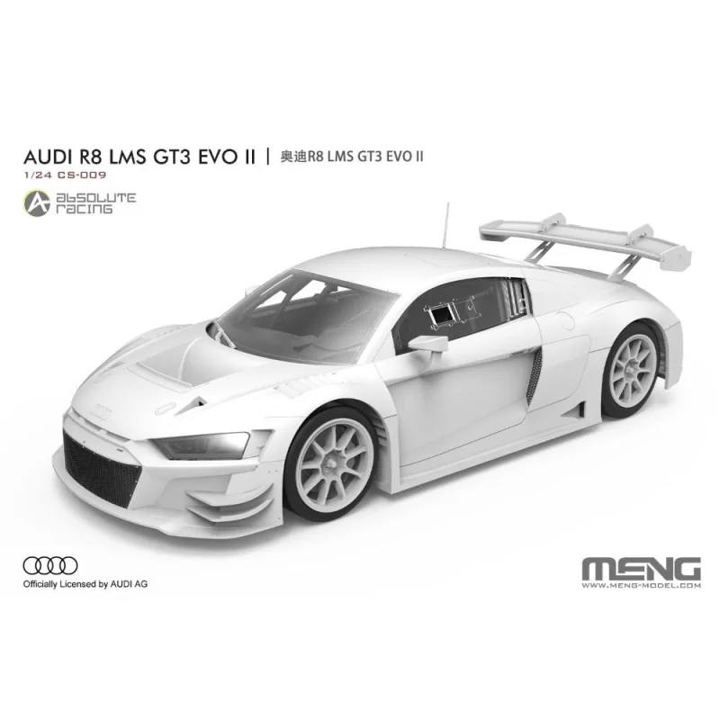 MENG MODEL: 1/24; AUDI R8 LMS GT3 EVO II Model car kit