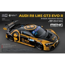 MENG MODEL: 1/24; AUDI R8 LMS GT3 EVO II B-Quik Absolute Racing Model kit 