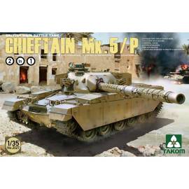 TAKOM MODEL: 1/35; British Main Battle Tank Chieftain Mk.5/P 2 in 1 Model kit 