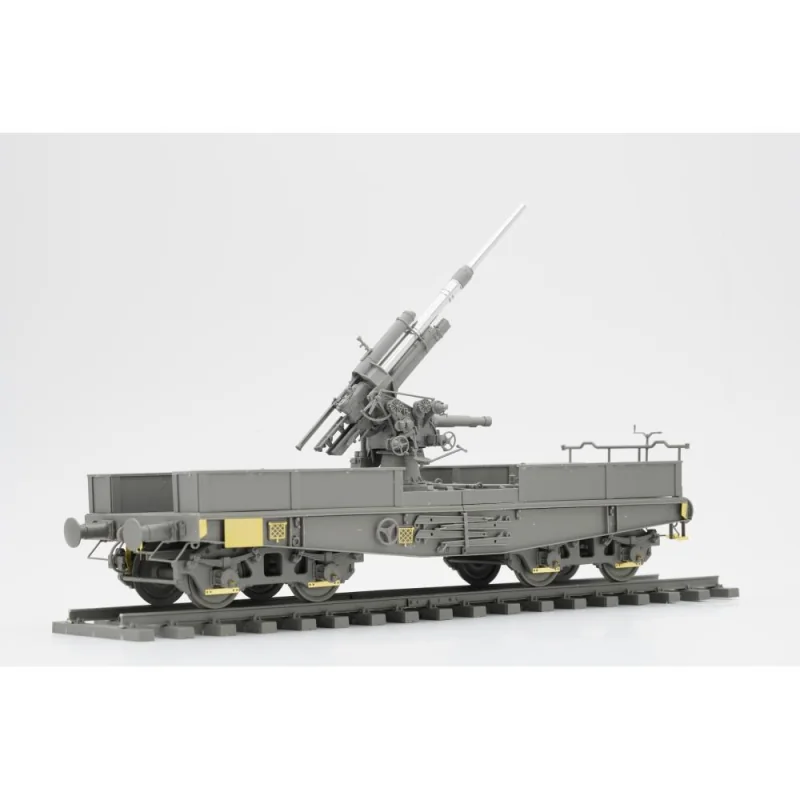 BORDER MODEL: 1/35; German 88mm Gun FlaK 36 with SSys Wagon with PE and metal barrel