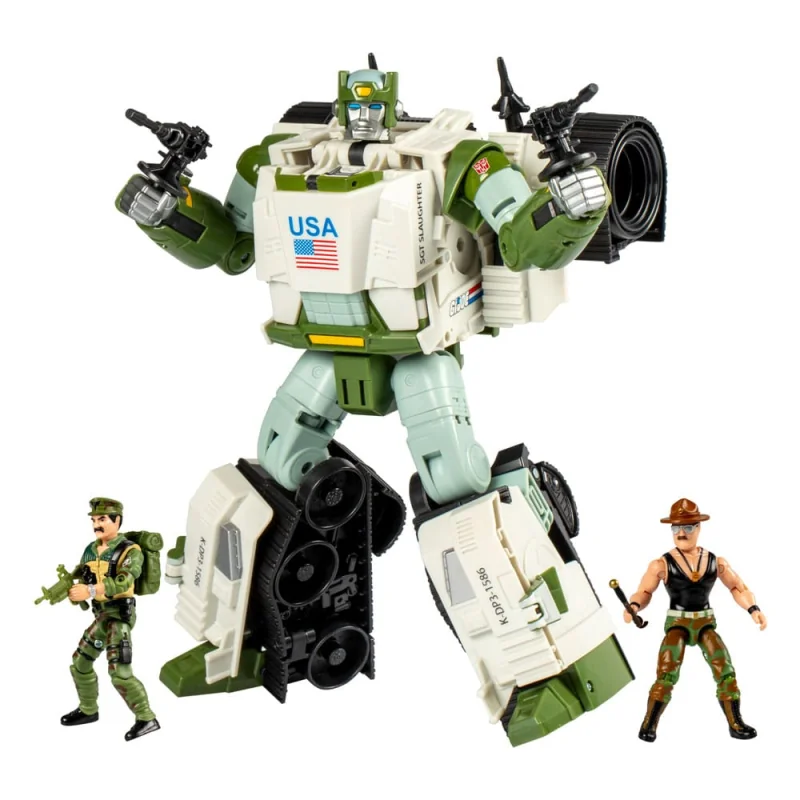 Transformers x GI Joe - Autobot Kup Triple T action figure 23 cm Figurine 