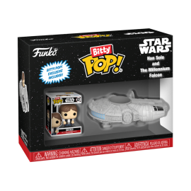 Star Wars - Bitty Pop Ride Han Solo Millenium Falcon Pop figures 