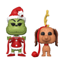 The Grinch(Anniversary) - pack 2 POP! Books Vinyl figures Grinch w/ Max 9 cm Pop figures 