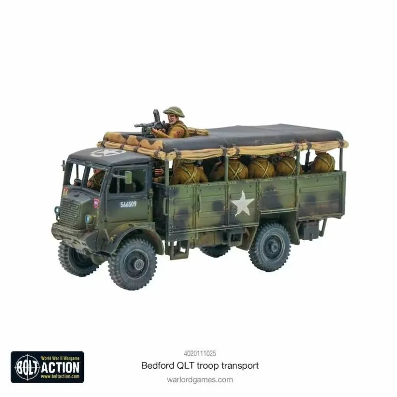 Bedford QLT Troop Transport Add-on for figurine games