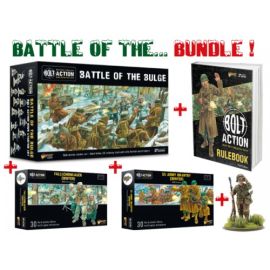 Battle of the Bulge Bundle (6x Starter-Set, 6x Rulebooks incl. Book Figure, 6x Fallschirmjager Winter and 6x US Army Winter) Fig