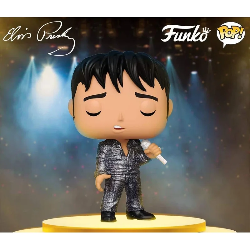 Elvis Presley POP! Rocks Vinyl Figure 68 Comeback Special (DGLT) 9 cm Pop figures