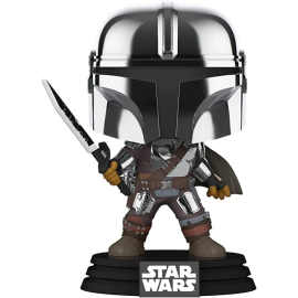 Star Wars: Mandalorian POP! Vinyl Figure MandoW/DrkSabr(GW/MT) 9 cm Pop figures 