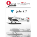 Nord-Norges Aero Junkers F.13 with masks for fuselage Decal 