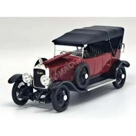 PEUGEOT 156 1921 CLOSED TORPEDO WITH OPEN ENGINE HOOD BORDEAUX Die cast 