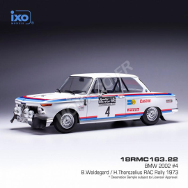 BMW 2002 4 WALDEGARD/THORSZELIUS RALLYE RAC WM 1973 Die cast 