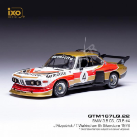 BMW 3.5 CSL GR.5 4 FITZPATRICK/WALKINSHAW 6H DE SILVERSTONE 1976 1ER Die cast 