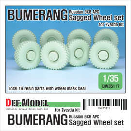 RUSSIAN VPK-7829 BUMERANG SAGGED WHEEL 