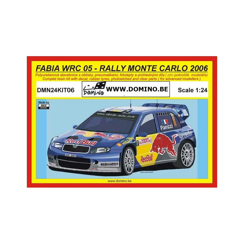 SKODA FABIA WRC MONTE CARLO 2006 PANIZZI Die cast 