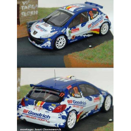 PEUGEOT 207 S2000 YPRES 2008 SNIJERS Die cast 