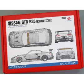 NISSAN GTR R35 TOP SECRET Model kit 