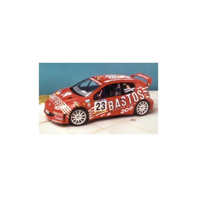 PEUGEOT 206 WRC BASTOS CATALUNIYA 2000 Die cast 