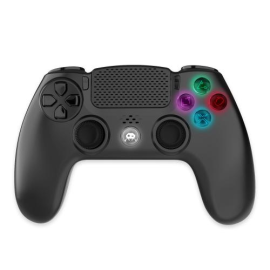 Black Wireless Controller for PS4 With Headphone Jack and Illuminated Buttons Gamepad 