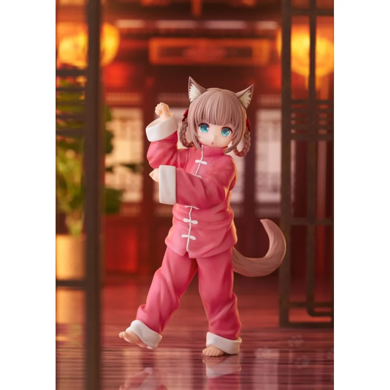 My Cat Is a Kawaii Girl statuette Palette Dress-Up Collection Kinako Nyang fu Ver. 15cm Figurines